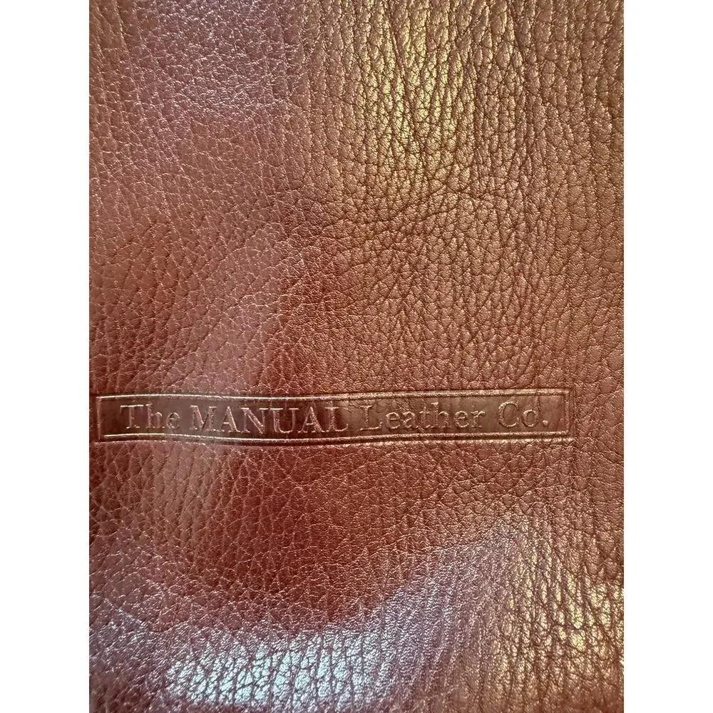 The Manual Co Genuine Leather Dark Brown Unisex Satchel/Messenger/Cross Body Bag